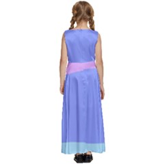 Kids  Satin Sleeveless Maxi Dress 