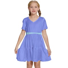 Kids  Short Sleeve Tiered Mini Dress 