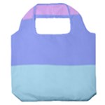 Pastel Colour, Blue, Lilac, Orange, Pastel, Pink, Romance Premium Foldable Grocery Recycle Bag