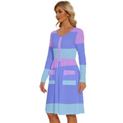 Long Sleeve Dress With Pocket 