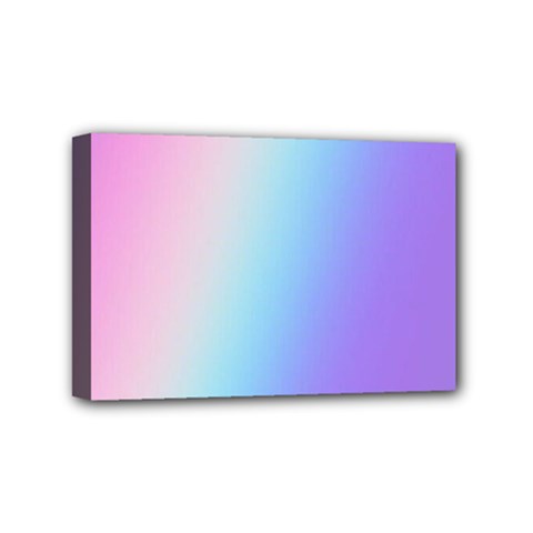 Pastel Rainbow, Color Mini Canvas 6  x 4  (Stretched) from ArtsNow.com