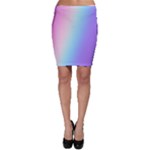 Pastel Rainbow, Color Bodycon Skirt