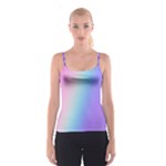 Pastel Rainbow, Color Spaghetti Strap Top