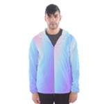 Pastel Rainbow, Color Men s Hooded Windbreaker