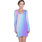 Pastel Rainbow, Color Long Sleeve Nightdress