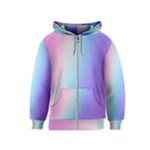 Pastel Rainbow, Color Kids  Zipper Hoodie