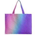 Pastel Rainbow, Color Zipper Mini Tote Bag