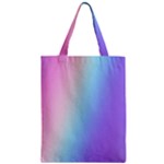 Pastel Rainbow, Color Zipper Classic Tote Bag