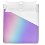 Pastel Rainbow, Color Duvet Cover (Queen Size)