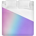 Pastel Rainbow, Color Duvet Cover (King Size)