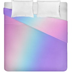 Pastel Rainbow, Color Duvet Cover Double Side (King Size) from ArtsNow.com