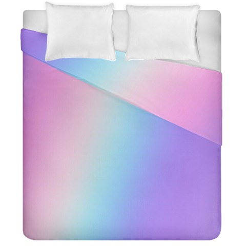 Pastel Rainbow, Color Duvet Cover Double Side (California King Size) from ArtsNow.com