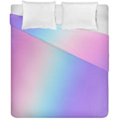 Pastel Rainbow, Color Duvet Cover Double Side (California King Size) from ArtsNow.com