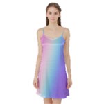 Pastel Rainbow, Color Satin Night Slip