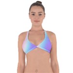 Pastel Rainbow, Color Halter Neck Bikini Top