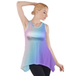 Pastel Rainbow, Color Side Drop Tank Tunic