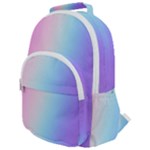 Pastel Rainbow, Color Rounded Multi Pocket Backpack