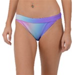 Pastel Rainbow, Color Band Bikini Bottoms