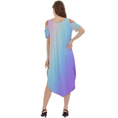 Cold Shoulder Loose Fit Dress With Pockets 