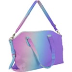 Pastel Rainbow, Color Canvas Crossbody Bag