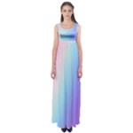 Pastel Rainbow, Color Empire Waist Maxi Dress