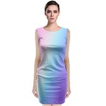 Pastel Rainbow, Color Classic Sleeveless Midi Dress