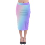 Pastel Rainbow, Color Midi Pencil Skirt