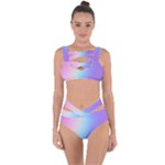 Pastel Rainbow, Color Bandaged Up Bikini Set 