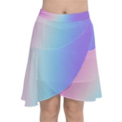 Chiffon Wrap Front Skirt 