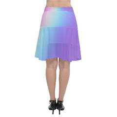 Chiffon Wrap Front Skirt 