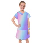 Pastel Rainbow, Color Kids  Drop Waist Dress