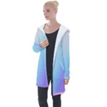 Pastel Rainbow, Color Longline Hooded Cardigan