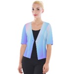 Pastel Rainbow, Color Cropped Button Cardigan