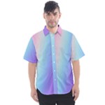 Pastel Rainbow, Color Men s Short Sleeve Shirt