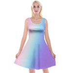 Pastel Rainbow, Color Reversible Velvet Sleeveless Dress