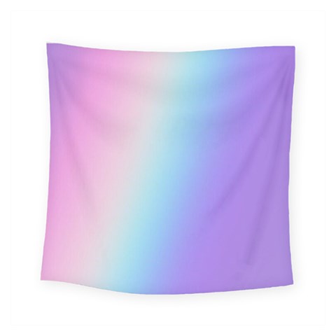 Pastel Rainbow, Color Square Tapestry (Small) from ArtsNow.com