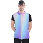 Pastel Rainbow, Color Men s Puffer Vest