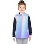 Pastel Rainbow, Color Kids  Hooded Puffer Vest