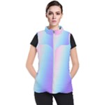 Pastel Rainbow, Color Women s Puffer Vest