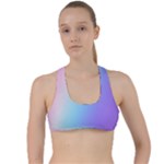 Pastel Rainbow, Color Criss Cross Racerback Sports Bra