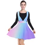 Pastel Rainbow, Color Plunge Pinafore Dress