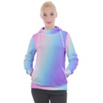 Pastel Rainbow, Color Women s Hooded Pullover