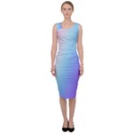 Pastel Rainbow, Color Sleeveless Pencil Dress