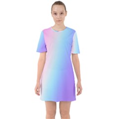 Sixties Short Sleeve Mini Dress 