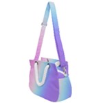 Pastel Rainbow, Color Rope Handles Shoulder Strap Bag