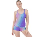 Pastel Rainbow, Color Boyleg Tankini Set 