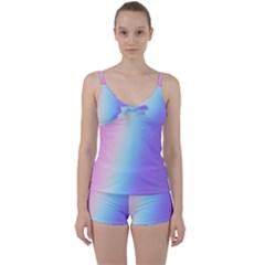 Tie Front Two Piece Tankini 