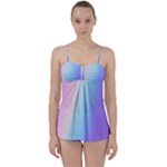 Pastel Rainbow, Color Babydoll Tankini Set