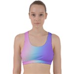 Pastel Rainbow, Color Back Weave Sports Bra