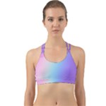 Pastel Rainbow, Color Back Web Sports Bra